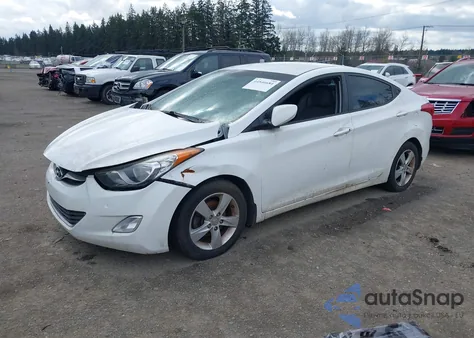 2013 Hyundai Elantra Gls из США, поврежденный, VIN 5NPDH4AE0DH436075